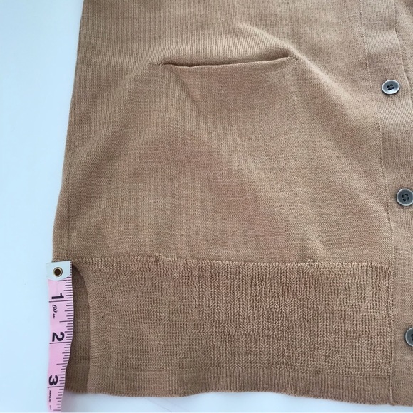 Beautiful Vintage Women’s 90s Nude Sweater Vest Size M or L - Picture 9 of 16